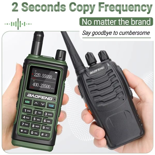 Baofeng UV-17 Pro Wireless Copy Frequency Walkie Talkie 16 KM Long Range Flashlight Type-C Charger Ham Radio UV 17 Pro L K5 5R - Image 2