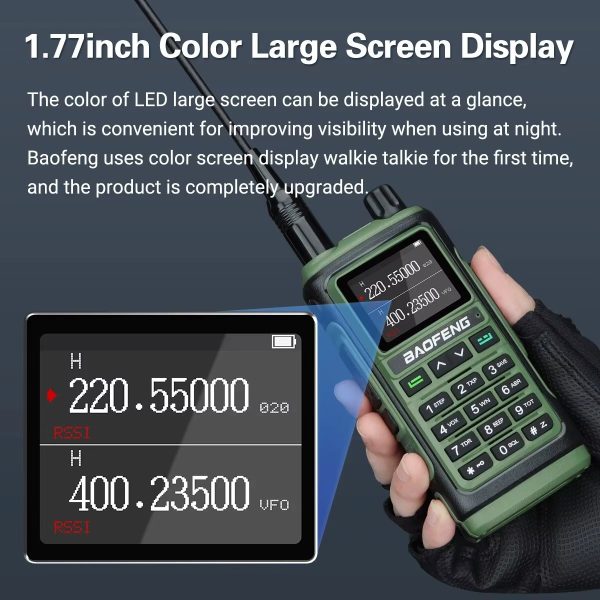 Baofeng UV-17 Pro Wireless Copy Frequency Walkie Talkie 16 KM Long Range Flashlight Type-C Charger Ham Radio UV 17 Pro L K5 5R - Image 5