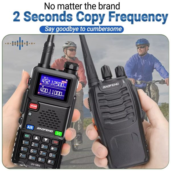 Baofeng UV-5RH 10W Multi Band Walkie Talkie Long Range Wirless Copy Frequency NOAA 999CH Type-C Upgraded UV-5R Ham Two Way Radio - Image 5